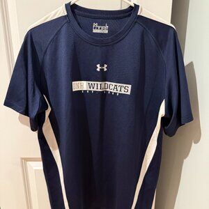 UNH Wildcats - University of New Hampshire - Under Armour shirt, large
